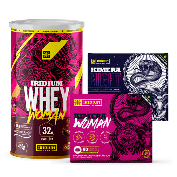 Combo Iridium Whey Woman + Kimera Night + Kimera Woman