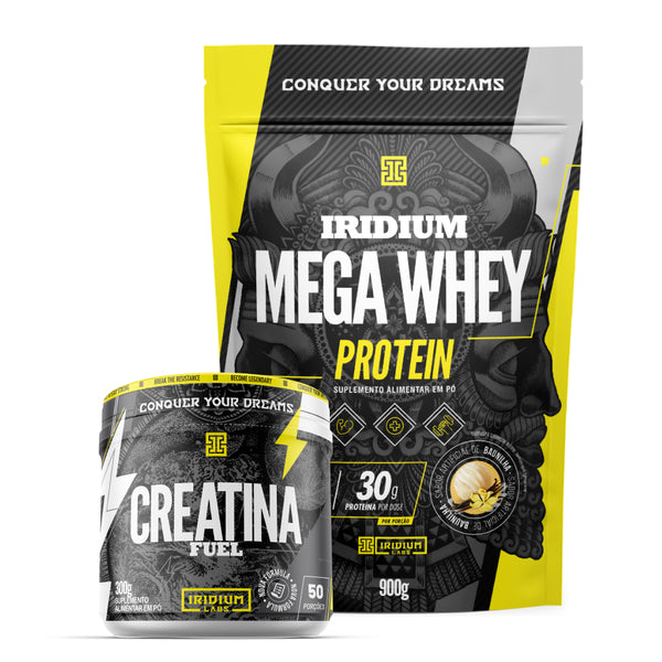 Combo Mega Whey Protein + Creatina fuel