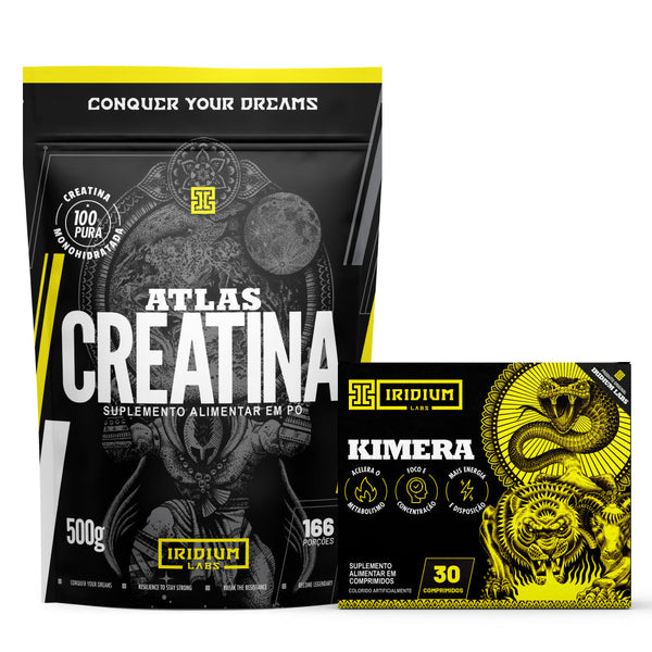 Combo Creatina Atlas 500g + Kimera Thermo 30 Caps