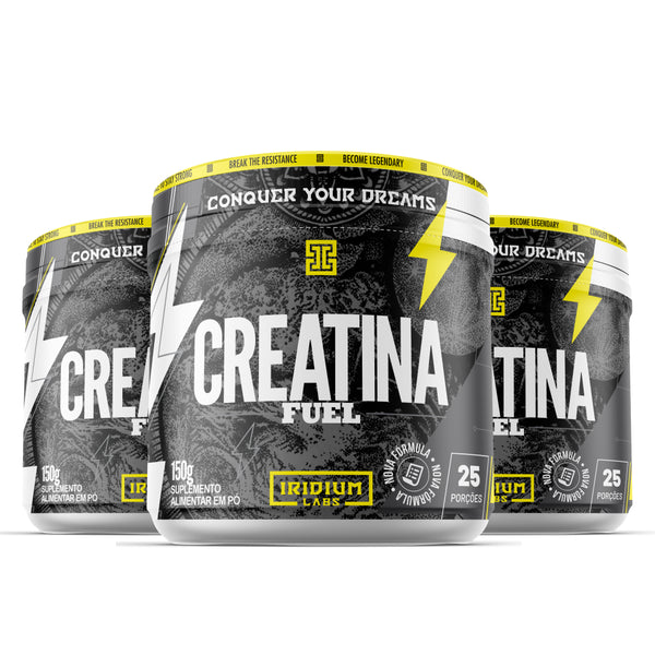 Kit 3x Creatina Fuel 150g - Iridium Labs