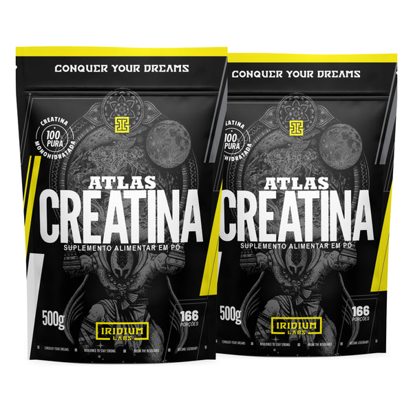 Kit 2x Atlas Creatina - 500g - Iridium Labs