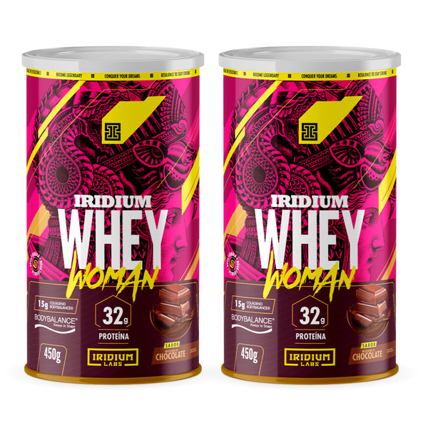 Kit 2x Iridium Whey Woman - 2 unidades c/ 450g cada